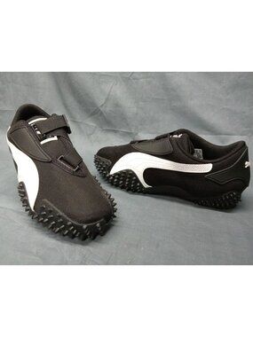 Puma Mostro OG Jr Sneaker Hook & Loop Black White Boys Size 5 (GS) NEW IN BOX!